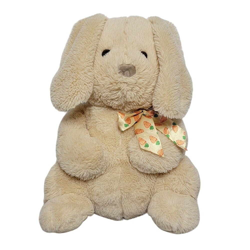 Walmart Beige Tan Bunny Rabbit 16" Plush Stuffed Animal Toy